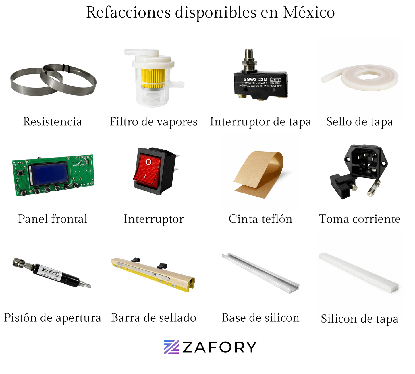 CV570 Máquina Empacadora al Alto Vacío de Cámara ZAFORY